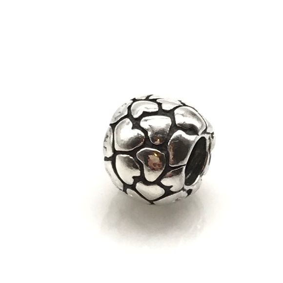 Pandora Retired Love Hearts Charm - Picture 1 of 4